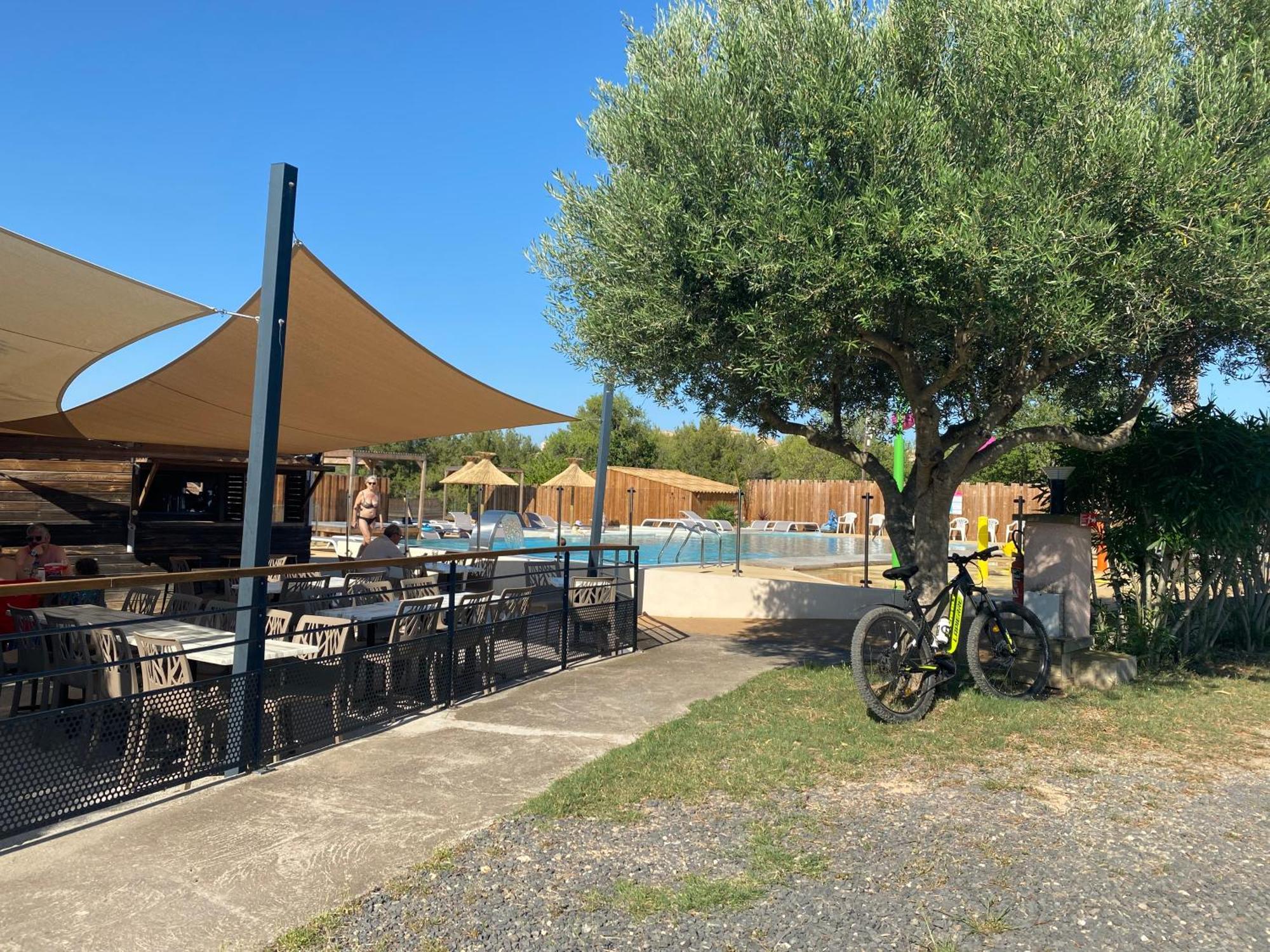 Camping Les Amandiers Castelnau-de-Guers Dış mekan fotoğraf